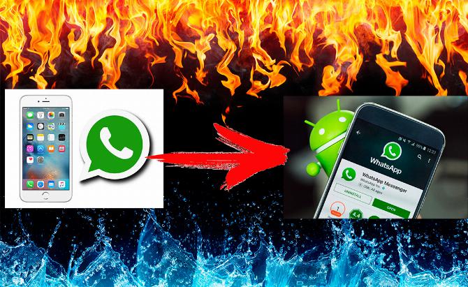 Как перенести чаты Whatsapp c iPhone на Android