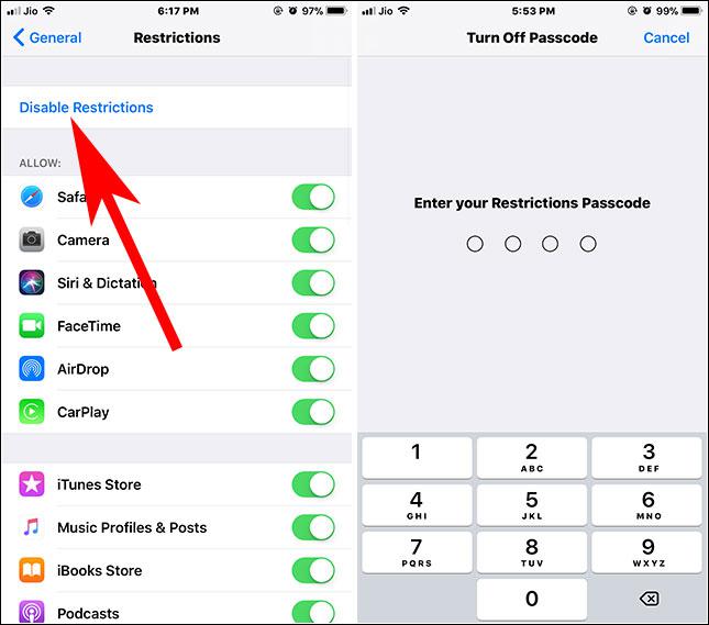 2 способа снять ограничения на iPhone без пароля