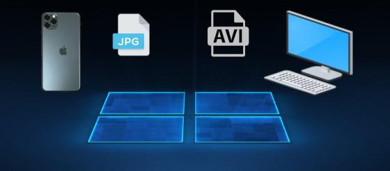 Перенести фото и видео с ПК Windows 11/10 на iPhone