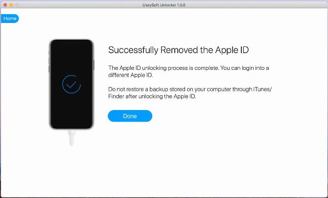 удалить Apple ID