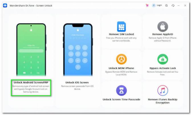 Dr.Fone разблокировать экран Android