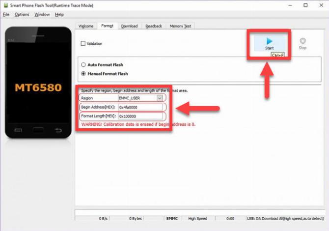 SP Flash Tool прошиваем устройство