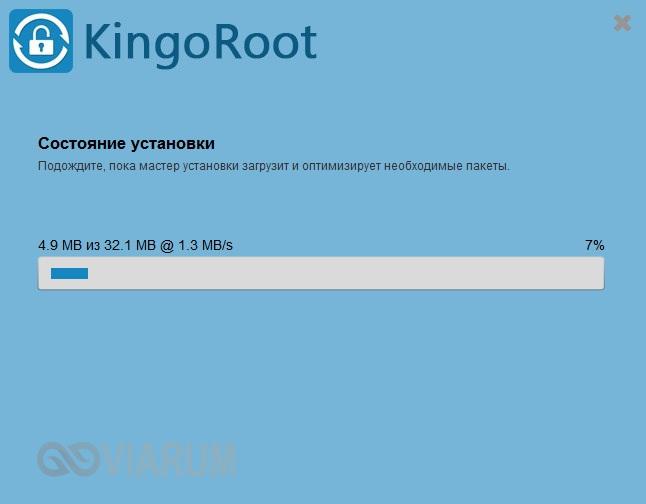 Установка Kingo Android Root - шаг 2