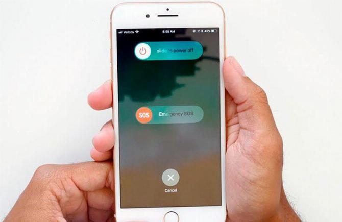 Как экстренно выключить iPhone 8 или новее